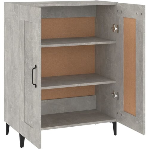  Komoda siva boja betona 69,5 x 34 x 90 cm od konstruiranog drva Slike