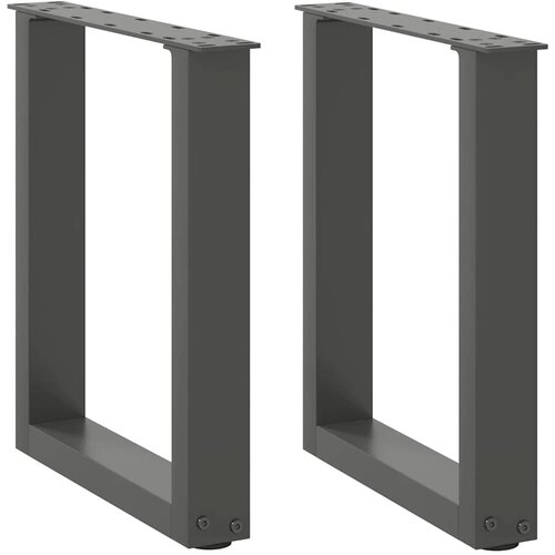  Noge za klub stolić U-oblik 2 kom antracit 28 x (42-43) cm čelik Cijene