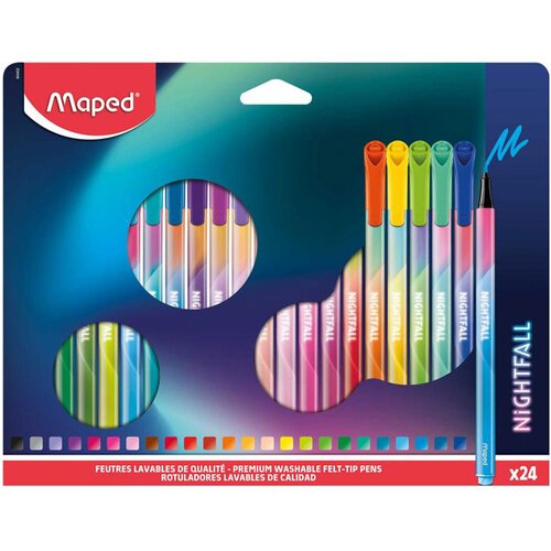 Maped Flomastri Nightfall, 24 kosov Slike