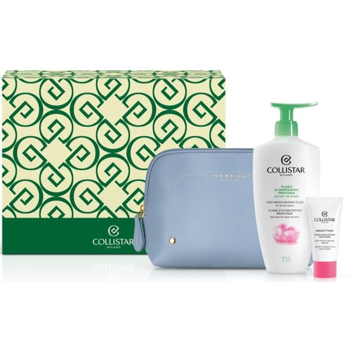 Collistar Deep Moisturizing Fluid Gift Set darilni set 3 kos Cene