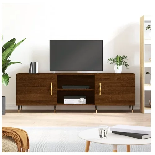 vidaXL TV omarica rjavi hrast 150x30x50 cm inženirski les