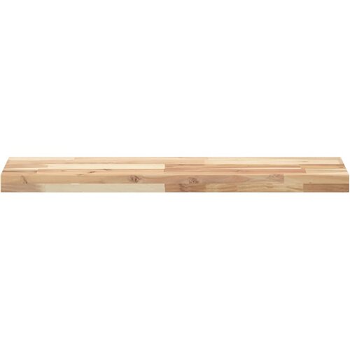  Plutajuće police 2 kom 80x20x4 cm Neobrađeno puno drvo akacije Slike