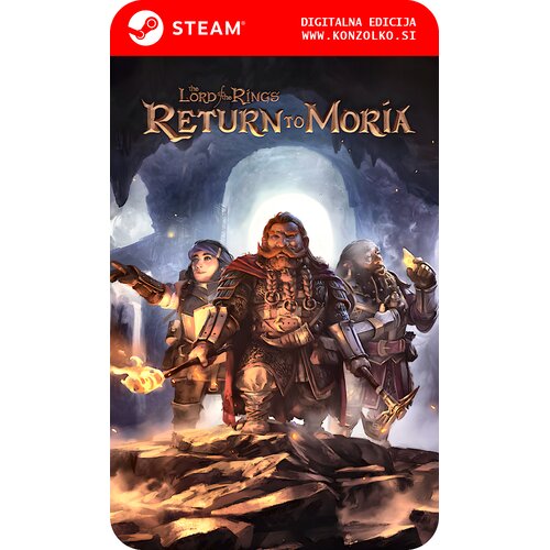 The Lord of Rings Return to Moria Durins Folk Expansion dodatek za igro - Steam koda brez &scaron;katlice (WINDOWS PC) Cene