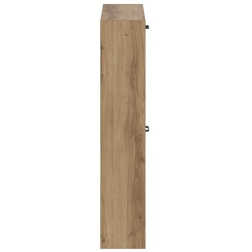  Ormar za cipele na zidu HOORN 71 x 17 x 86 cm Konstruirano drvo - Hrast artisan Slike