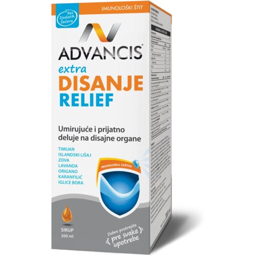 Advancis Extra Disanje Relief - Sirup za Olakšanje Kašlja i Iritacije Disajnih Puteva Cene