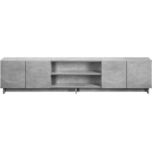  TV stalak 180 x 34 5 x 40 cm Betonska siva Konstruirano drvo - Betonska siva 179.5 x 34.5 x 40 cm Slike