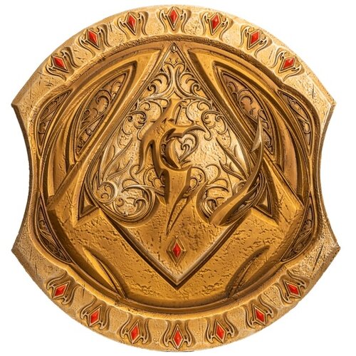 The Elder Scrolls Online Dragonguard Shield okrasna replika Gaya Slike