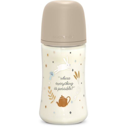 Suavinex Wonderland SX Pro Physiological Anti-Colic bočica za bebe M Medium Flow 3 m+ Cream 270 ml Cene