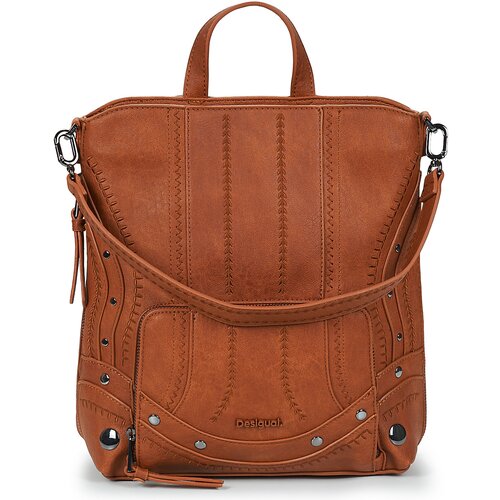 Desigual Nahrbtniki BACKPACK EMBRO PATCH PRETORIA MINI Kostanjeva Slike