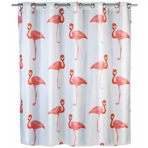 Wenko Kopalniška zavesa z zaščito proti plesni Flamingo, 180 x 200 cm