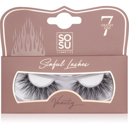 SOSU Cosmetics Deadly Sins Lashes umetne trepalnice Vanity 1 kos Cene