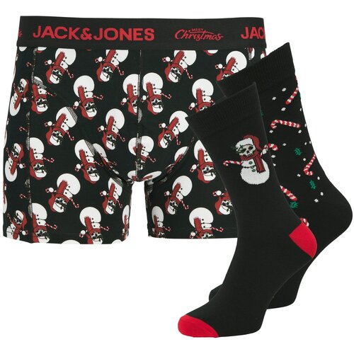 Jack &amp;amp; Jones Boksarice &amp;#039;JACSNOW SKULLS&amp;#039; zelena / temno rdeča / črna / bela Slike