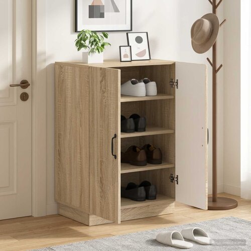  Ormar za cipele HOORN 59,5 x 39,5 x 87 cm Konstruirano drvo Slike