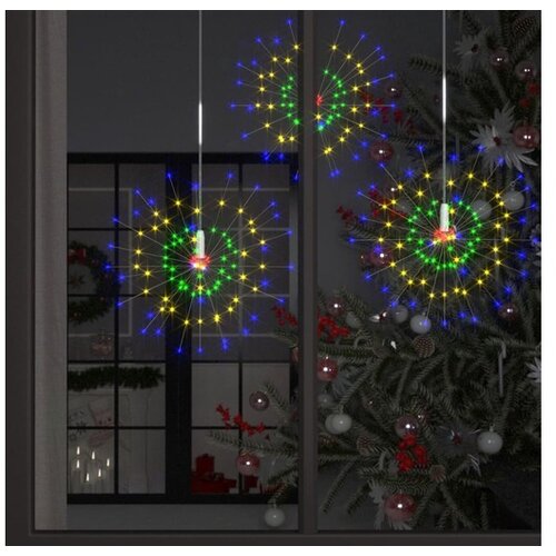  Božićna svjetla izgled vatrometa 10 kom vi&scaron;ebojna 20cm 1400 LED - &Scaron;areni 10 1 Cijene
