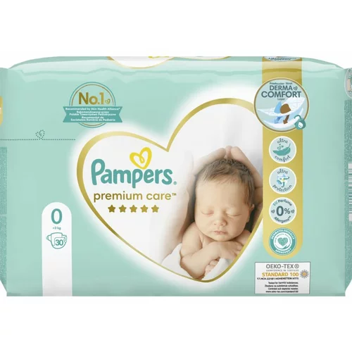 Pampers Premium Care Newborn Size 0 jednokratne pelene < 2,5 kg 30 kom