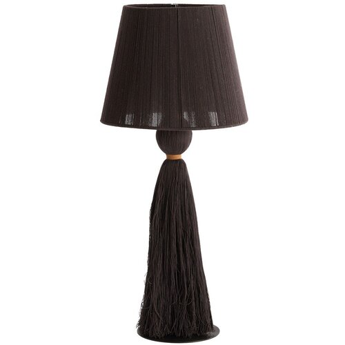 Light &amp;amp; Living Tamno smeđa stolna lampa s tekstilnim sjenilom (visina 58 cm) Espino &amp;ndash; Slike