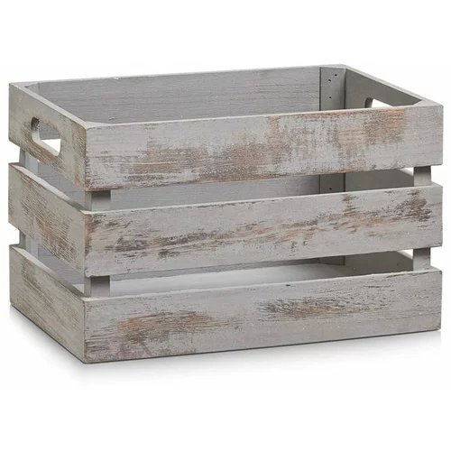 ZELLER kutija za odlaganje vintage grey, drvena, 31 x 21 x 19,5 cm