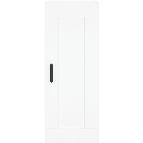  Visoka komoda bijeli 34,5x34x180 cm od konstruiranog drva Slike