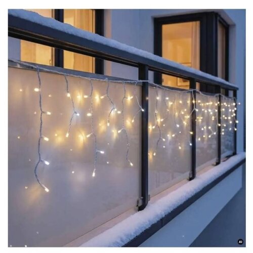  Spoljni LED lanac 50xLED/3x0,4m IP44 hladna/topla bela Slike