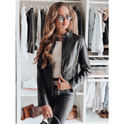 DStreet Kurtka damska sk&amp;oacute;rzana ROCKYLADY czarna Slike