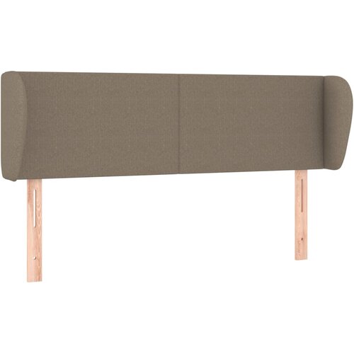 Maison Chic posteljno vzglavje - vzglavna omarica - nočna omarica z ušesi taupe 147x23x78/88 cm blago, (21710584) Cene