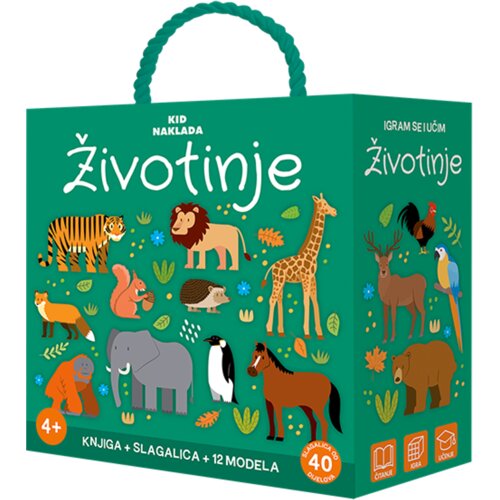 KID NAKLADA Knjiga i slagalice Životinje Cijene