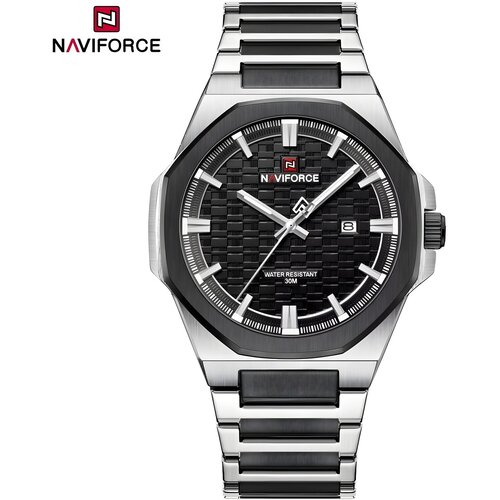 Sat NAVIFORCE ST-38662 - Crna / Srebrna KP38662 Cene