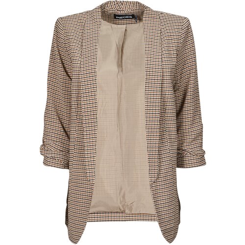 Pieces PCBOSS 3/4 PRINTED BLAZER Smeđa Slike