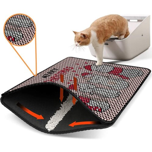 WALLXPERT Nrszn0240 Multicolor Cat Litter Mat Cene