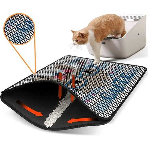 WALLXPERT Nrszn0207 multicolor cat litter mat Cene