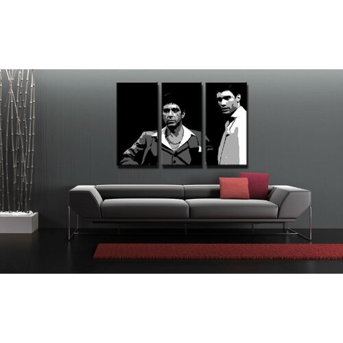  Ručno slikane slike na platnu na platnu POP Art AL PACINO 3-dijelna () Slike