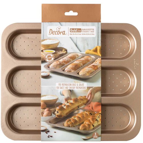 Decora kalup baget non-stick gold Cene