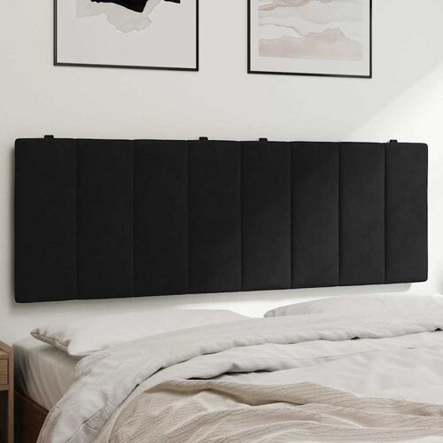  Jastuk za uzglavlje Hanko crni 120 cm baršunasti Cene