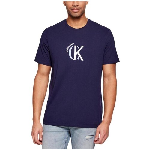 Calvin Klein Jeans Majice s kratkimi rokavi LV14RE829GWFW Modra Cene