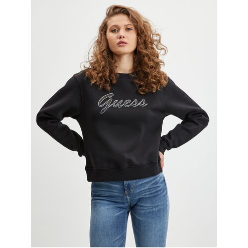 Guess Black Womens Sweatshirt Alona - Women Slike