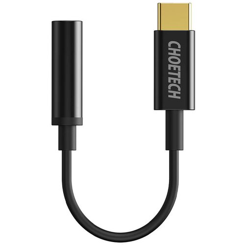 Choetech Adapter AUX003 Adapter USB-C na 3,5-milimetrski avdio priključek (črn), (21300268) Cene