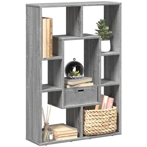 VidaXL Regal za knjige boja hrasta 63x20x90 cm konstruirano drvo Slike