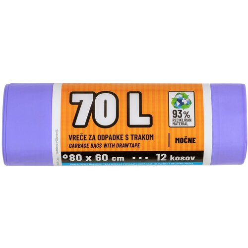 PISKAR Vrečke za smeti s trakom (70 l, 12 kos) Slike