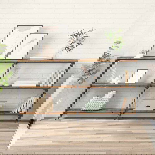 VidaXL Konzolna stolica Staro drvo 156 x 28 x 80,5 cm Slike