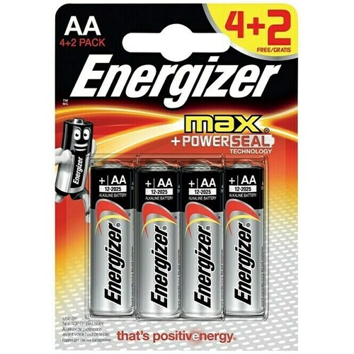 Energizer Alkalna baterija Max AA, 4 + 2 gratis (1,5 V) Cijene