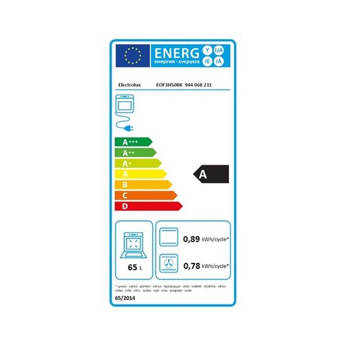 Electrolux pećnica ugradbena EOF3H50BK Slike