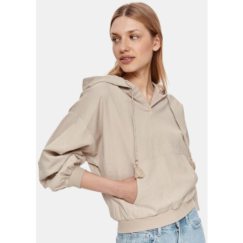 Top Secret Beige hooded sweatshirt - Women Slike
