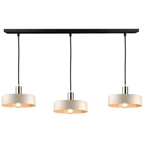 Luster na sajli LATTE 3xE27/60W/230V bež/crna/zlatna Cene