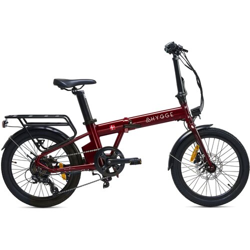 Hygge Bikes virum 2025 - zložljivo ultra lahko električno kolo 36V 10Ah - sangrija rdeča, (21814276) Cene