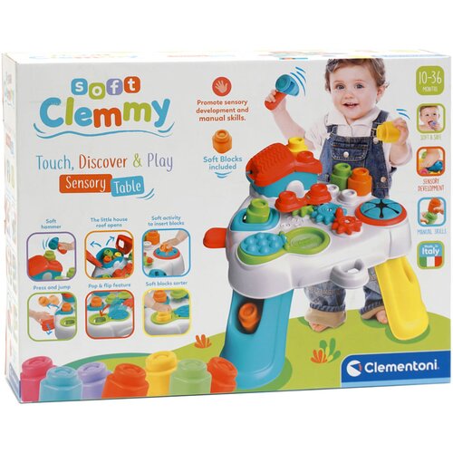 Clementoni mehke kocke Clemmy s senzorično mizo Slike