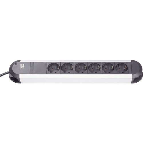 Bachmann Razdelilna letev brez stikala 6-delna aluminij\, črna\, varnostni kontakt Electric 331010, (20641529) Cene