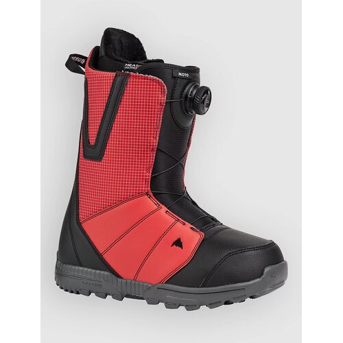 Burton Moto BOA 2027 Trdi snowboard cevlji geranium red grid / black Slike