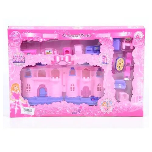 Magic Toys Princeskin dvorec s pohištvom in lučmi Cene