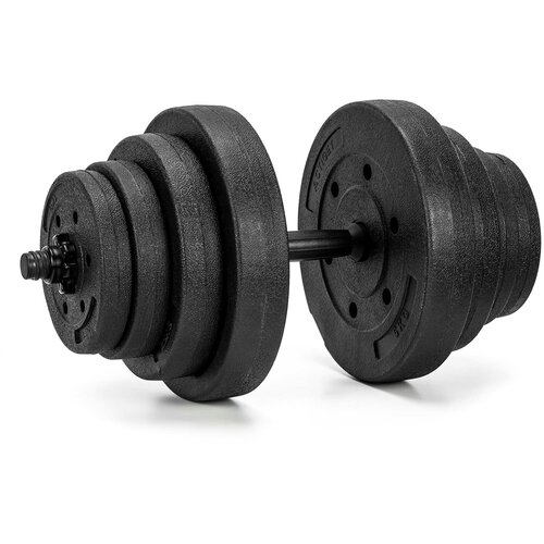 springos Utež za močnostno vadbo, 20 kg, nastavljiva utež, komplet: 2 x 10 kg, palica., (5000218292) Cene
