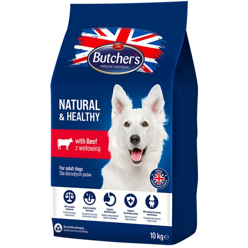 Butcher's Natural & Healthy s govedinom - 10 kg